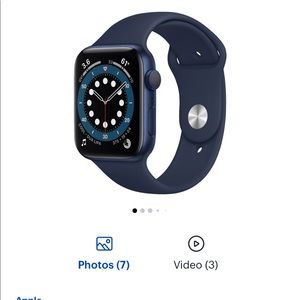 Apple Watch series 6 44mm deep blue aluminum case gps